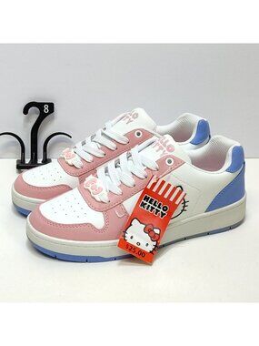 Hello Kitty Casual Court Sneaker By Sanrio Women Size US 8 Fits True To Size NWT